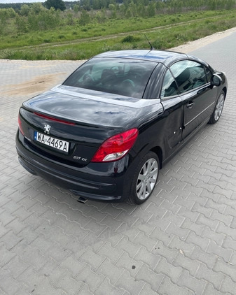 Peugeot 207 CC cena 17500 przebieg: 110000, rok produkcji 2010 z Wyszków małe 742